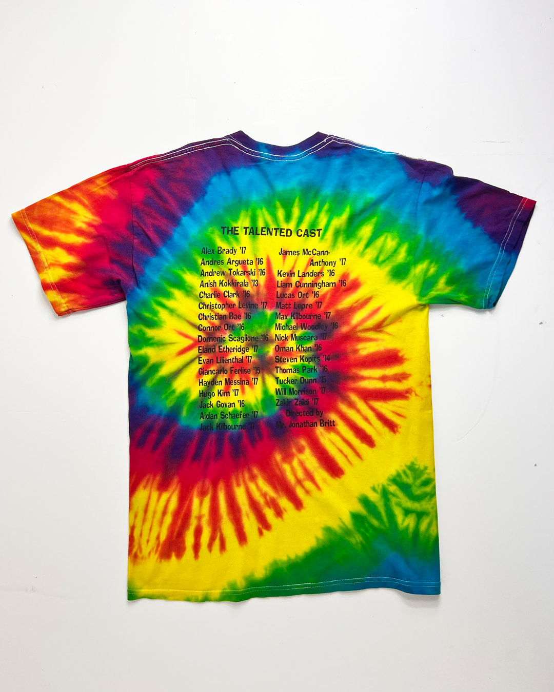 Joseph And The Amazing Technicolour Dreamcoat Musical Tie-Dye T-Shirt - Medium