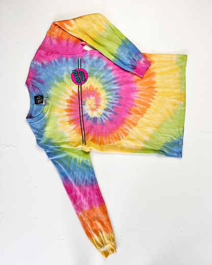 Santa Cruz Long Sleeve Tie-Dye T-Shirt - Small