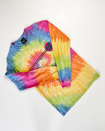 Santa Cruz Long Sleeve Tie-Dye T-Shirt - Small