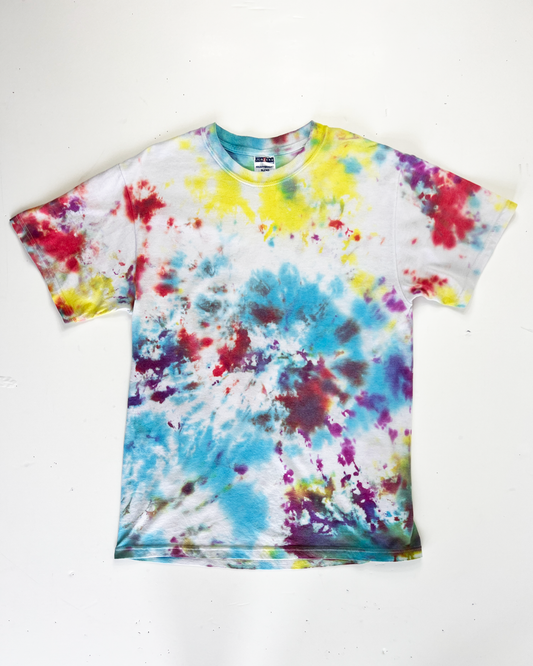 Multicolour Festival Tie-Dye T-Shirt - Medium