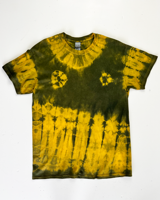 Yellow Ombre Tie-Dye T-Shirt - Medium