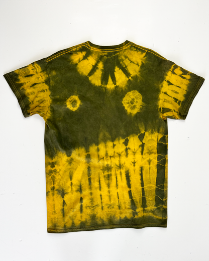 Yellow Ombre Tie-Dye T-Shirt - Medium