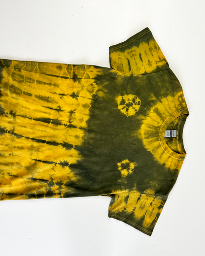 Yellow Ombre Tie-Dye T-Shirt - Medium