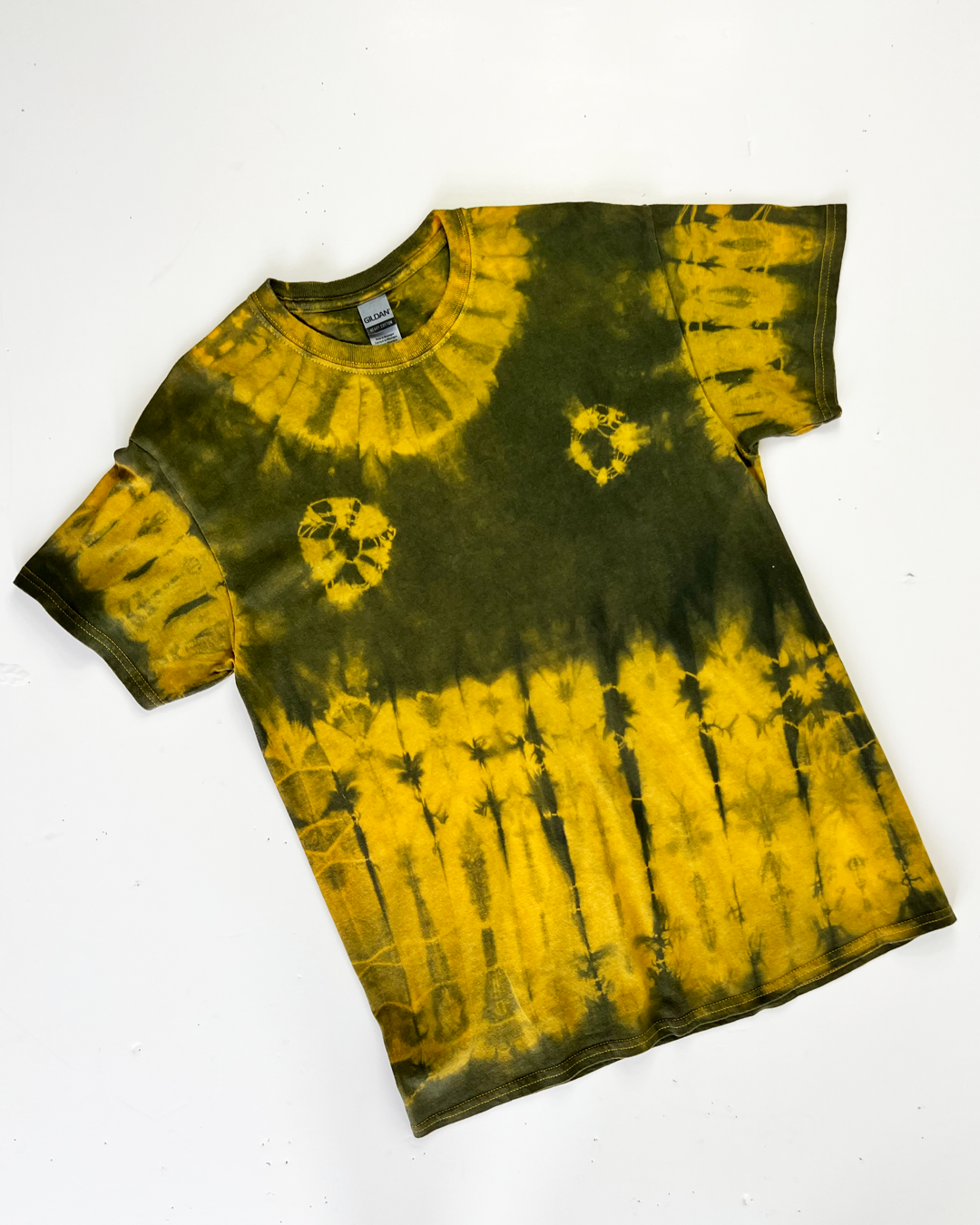 Yellow Ombre Tie-Dye T-Shirt - Medium