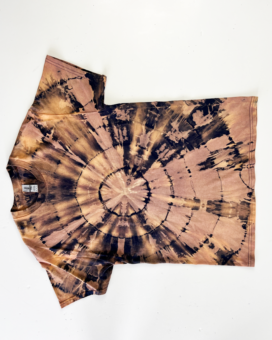 Mauve & Peach Tie-Dye T-Shirt - Medium