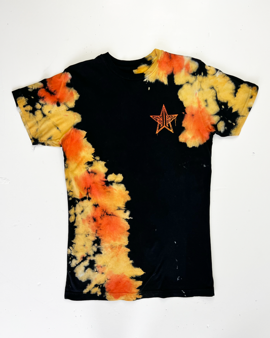 Jeffree Star Orange Star Tie-Dye T-Shirt - Small