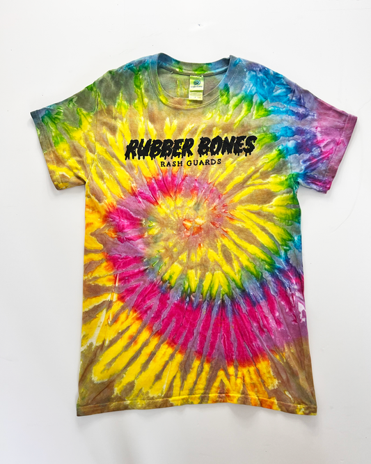 Rubber Bones Rash Guards Tie-Dye T-Shirt - Small