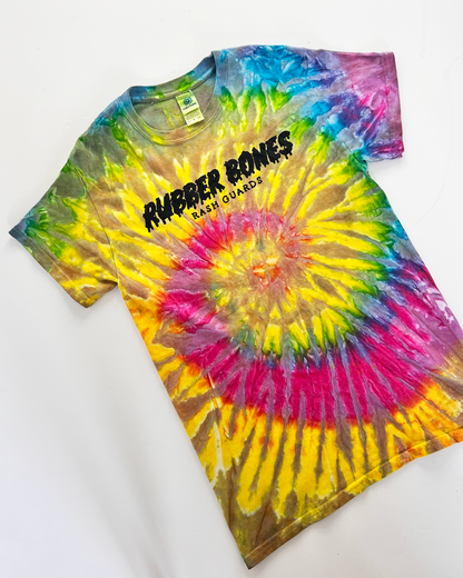 Rubber Bones Rash Guards Tie-Dye T-Shirt - Small