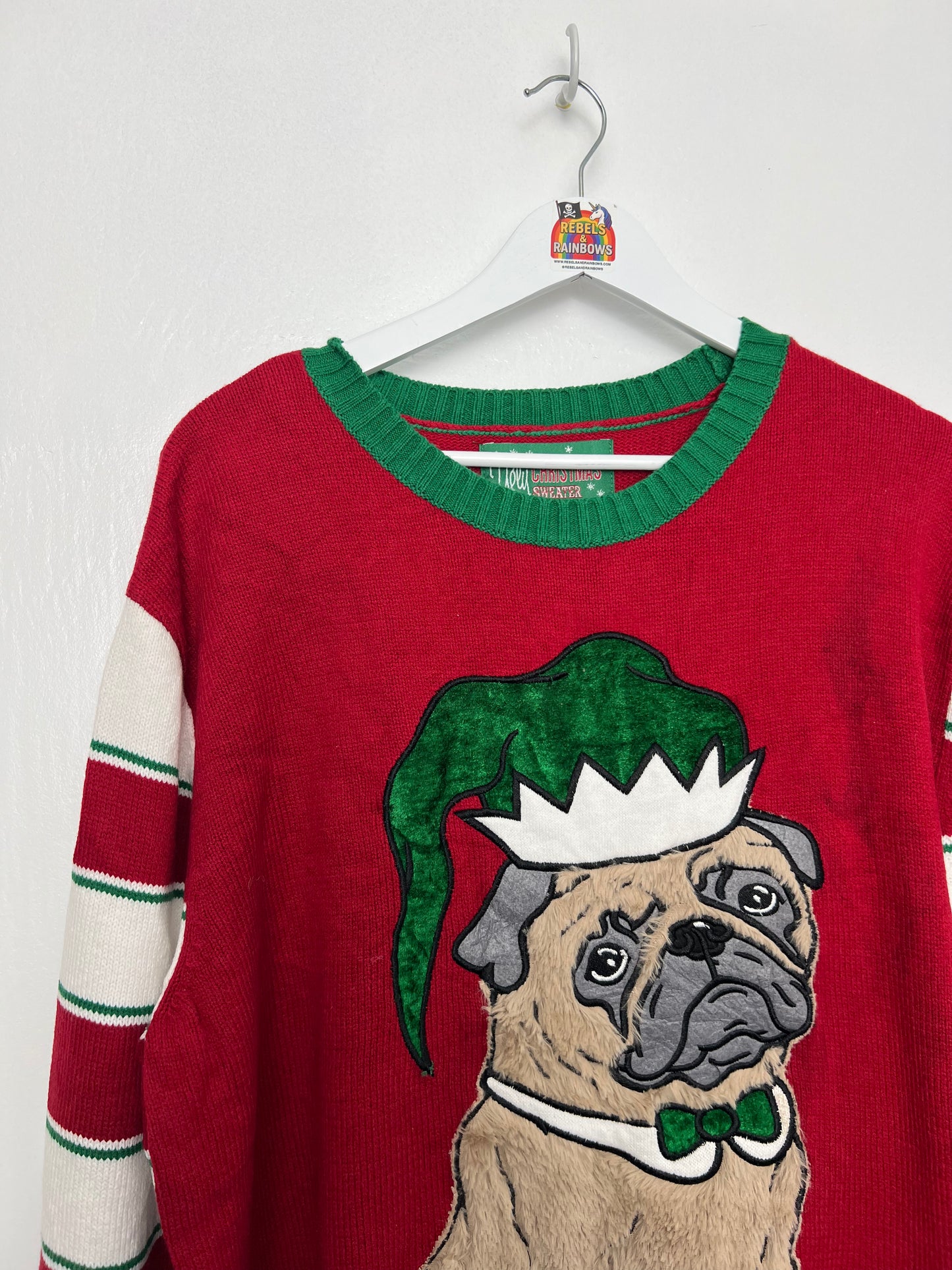 Elf Dog Christmas Jumper - Marked - XX Large