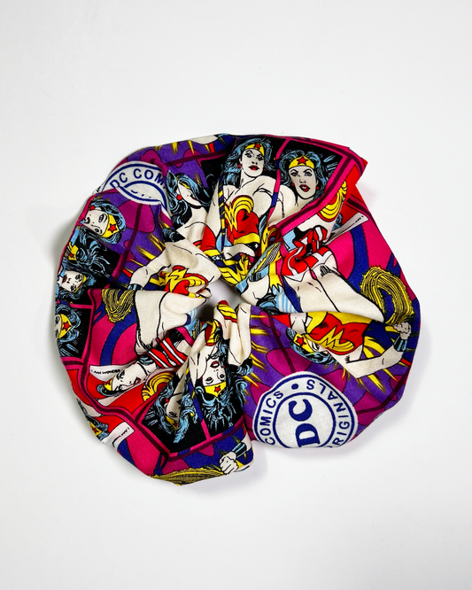 Large Wonder Woman DC Comics Hair Scrunchie