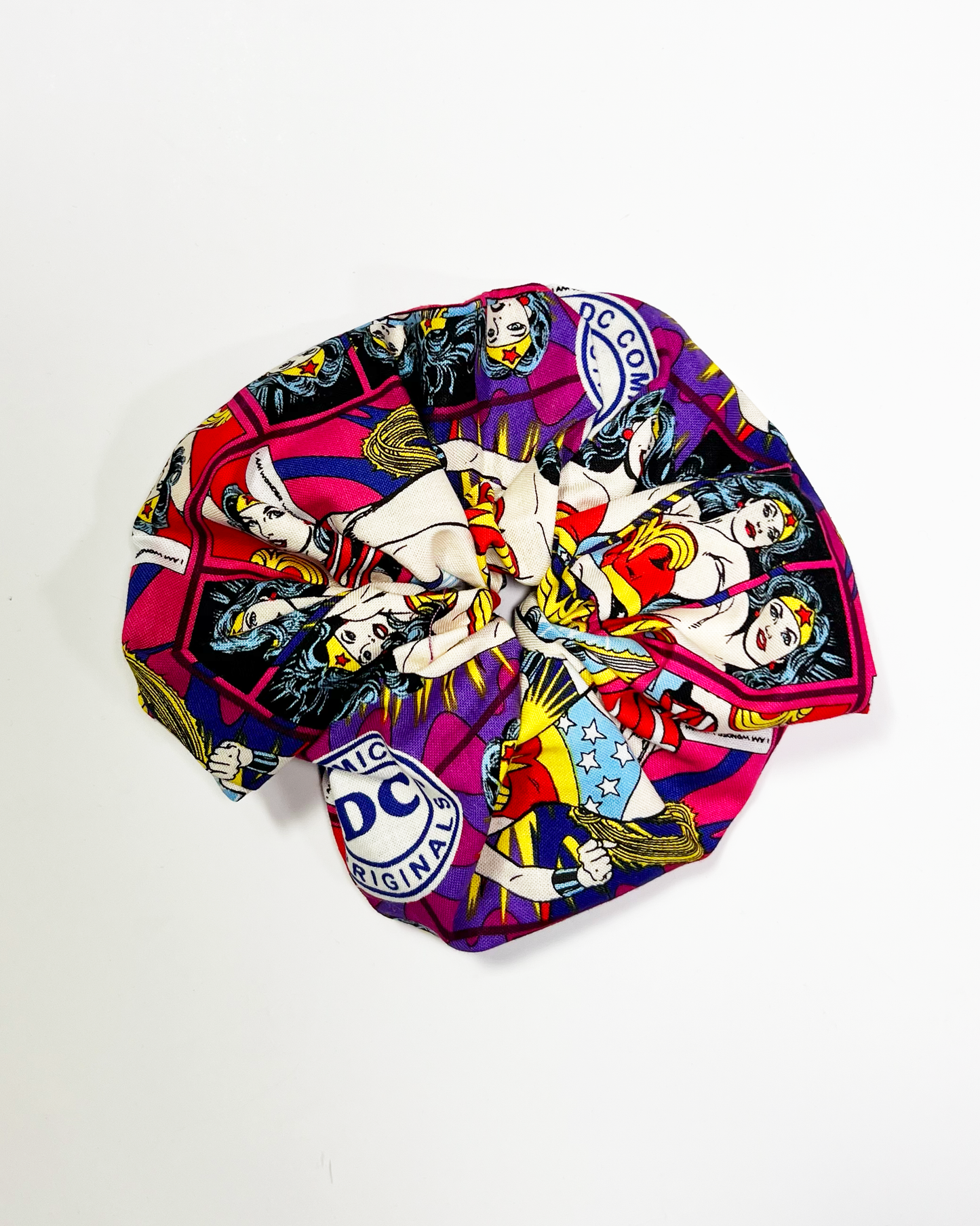 Large Wonder Woman DC Comics Hair Scrunchie