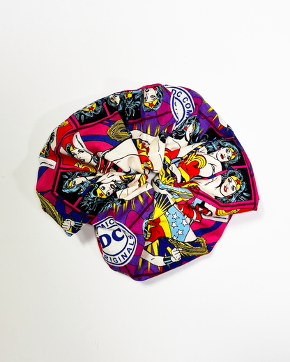 Large Wonder Woman DC Comics Hair Scrunchie