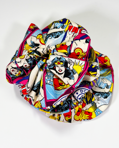Large Wonder Woman DC Comics Hair Scrunchie