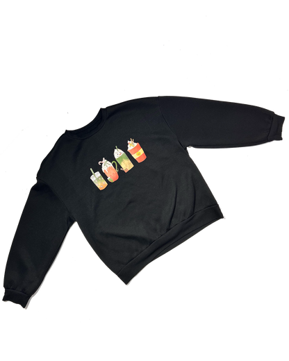 Christmas Drinks Sweatshirt - Large